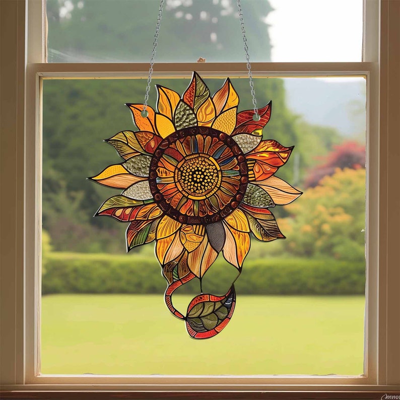 🔥Last Day 50% OFF🌈Sunflower Acrylic Window Hanging