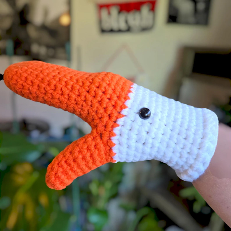 Crochet Goose Mittens