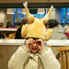 🍗Roast Chicken Hat - Quirky Gift - Moveable Leg