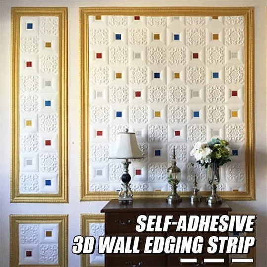 (🔥Last Day Promotion - 50% OFF) Self Adhesive 3D Wall Edging Strip(7.55ft), Buy 6 Get Extra 20% OFF & Free Shipping