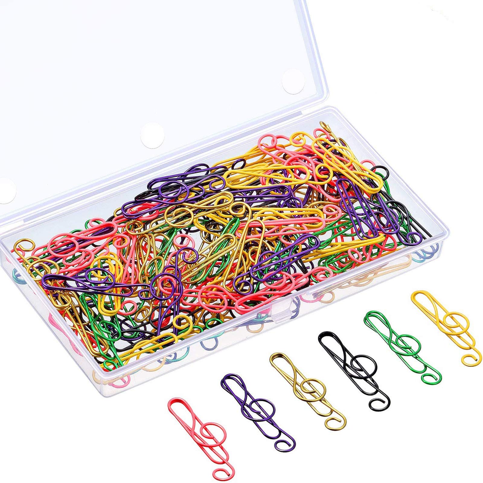 (Last Day Promotion 50% OFF) 🎵Music multicoloured metal paper clips (100 PCS)