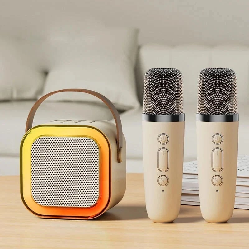 🎁Last Day Promotion - 49% OFF🔥🎵Mini Variable Voice Machine with Wireless Microphones🎶🎤