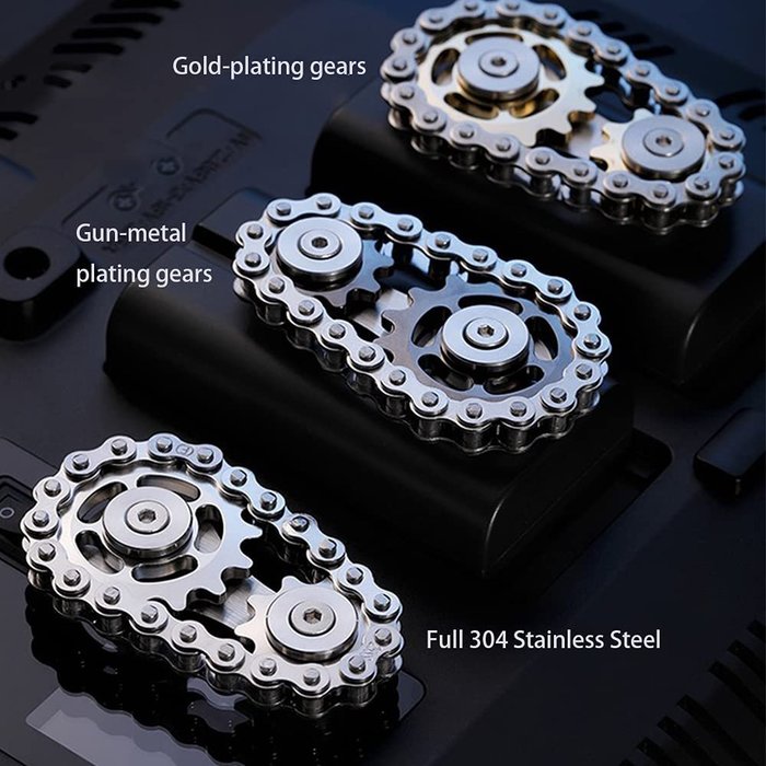 (🎅CHRISTMAS PRE-SALE 48% OFF) Bicycle Chain Fidget Spinner Toys (BUY 2 GET FREE SHIPPING NOW)