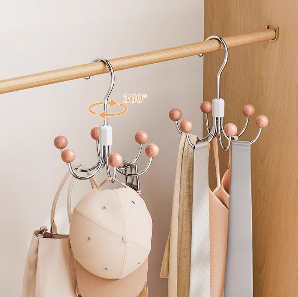 💥LAST DAY SALE 50% OFF💥360° Swivel Hoodie & Purse Organizer