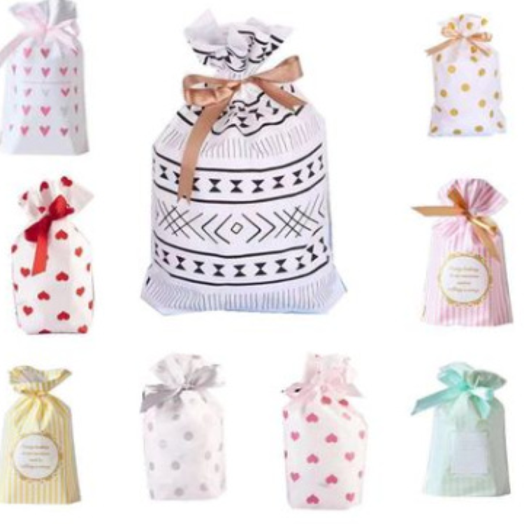 (🎄Early Christmas Sale🎄- Save 50% OFF) Drawstring Christmas Gift Bags(10 Pcs)- Buy 4 Get Free Shipping