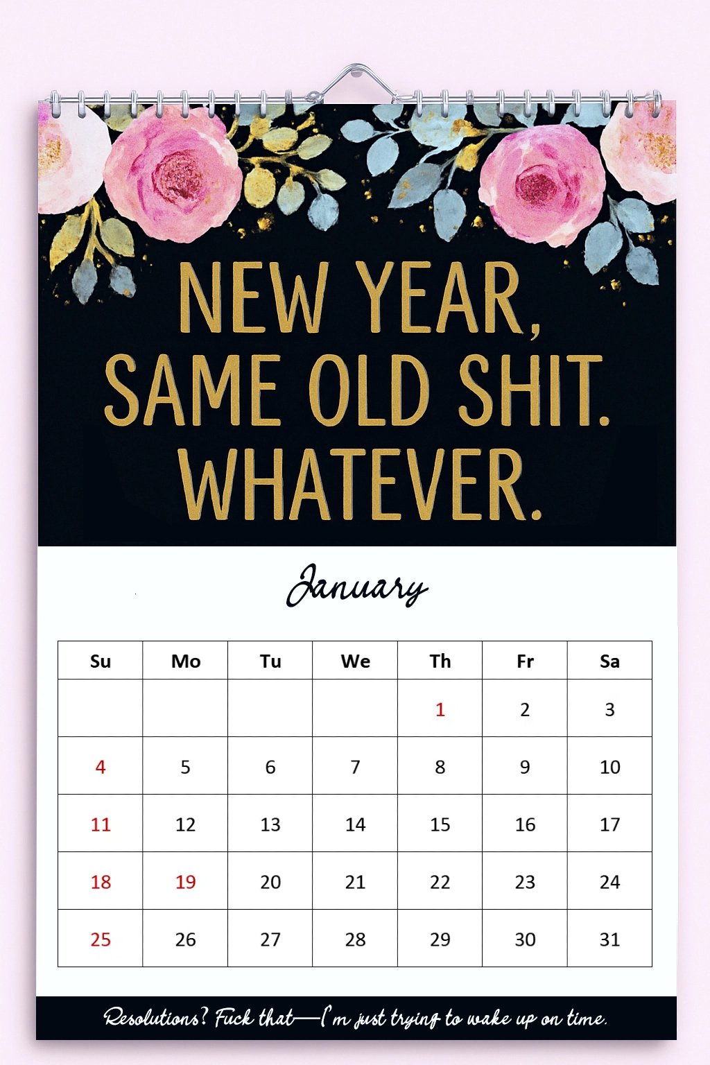 🔥Fuck It Again – 2026 Calendar For Women Who've Had Enough