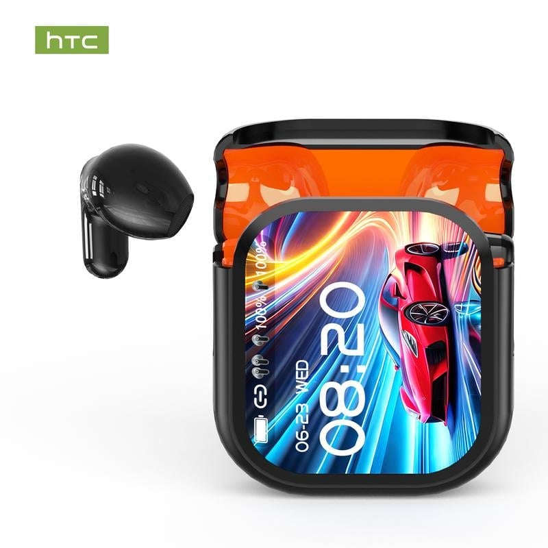 🔥HTC NE20 Bluetooth 5.4 Earphones🌀 LED Display High Fidelity Waterproof Wireless Earphones