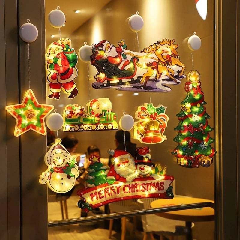 🎄Early Christmas Sale🎄Christmas Window Hanging Lights