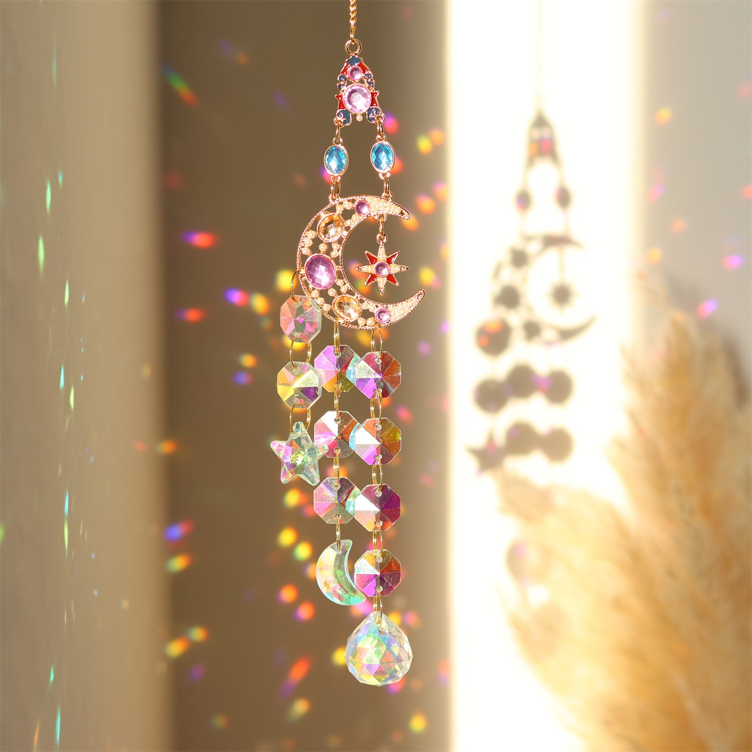 Sparkling Crystal Wind Chimes