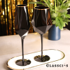 Black and Gold Wine Glasses