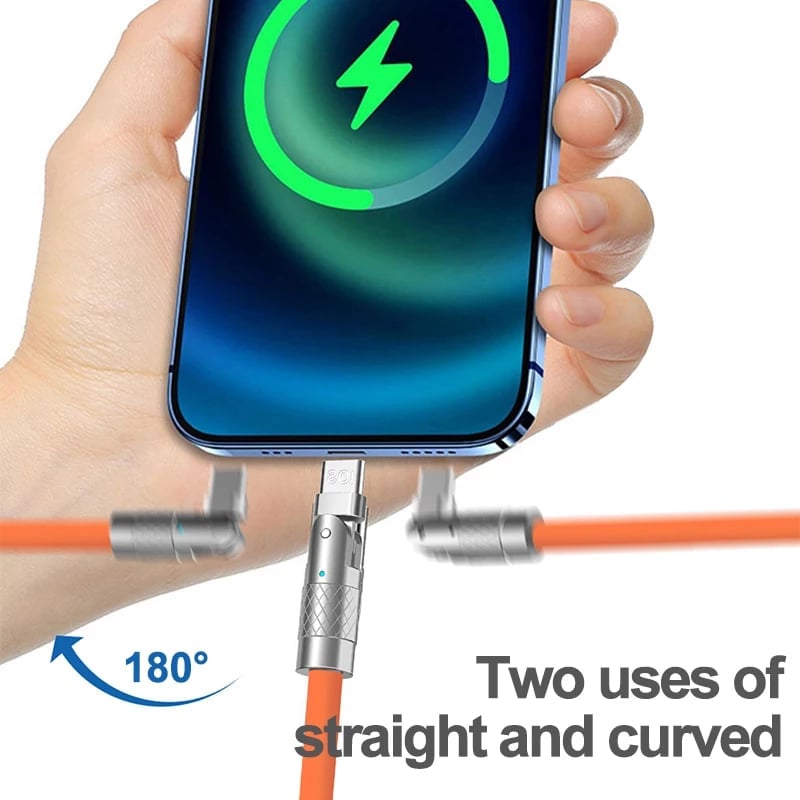 🎄Christmas Hot Sale 70% OFF🎄180° Rotating Fast Charge Cable