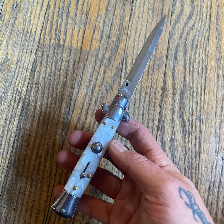 🔥Last Day Promo - 70% OFF 🎁Italian Stiletto Switchblade Pocket Knife| Buy 2 Get Extra 10% OFF & Free Shipping