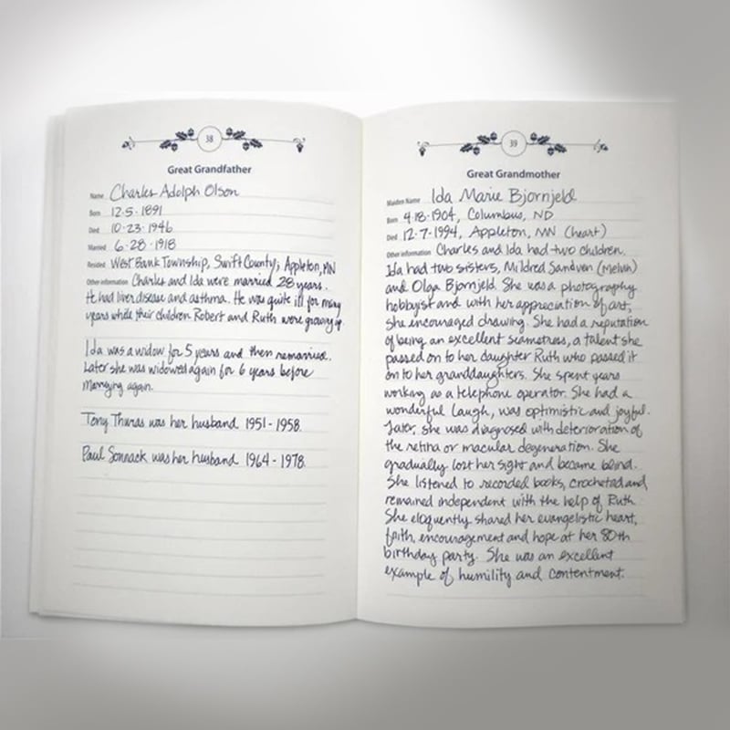 🎁 2025 Family Tree Notebook - Memories Of Ancestors
