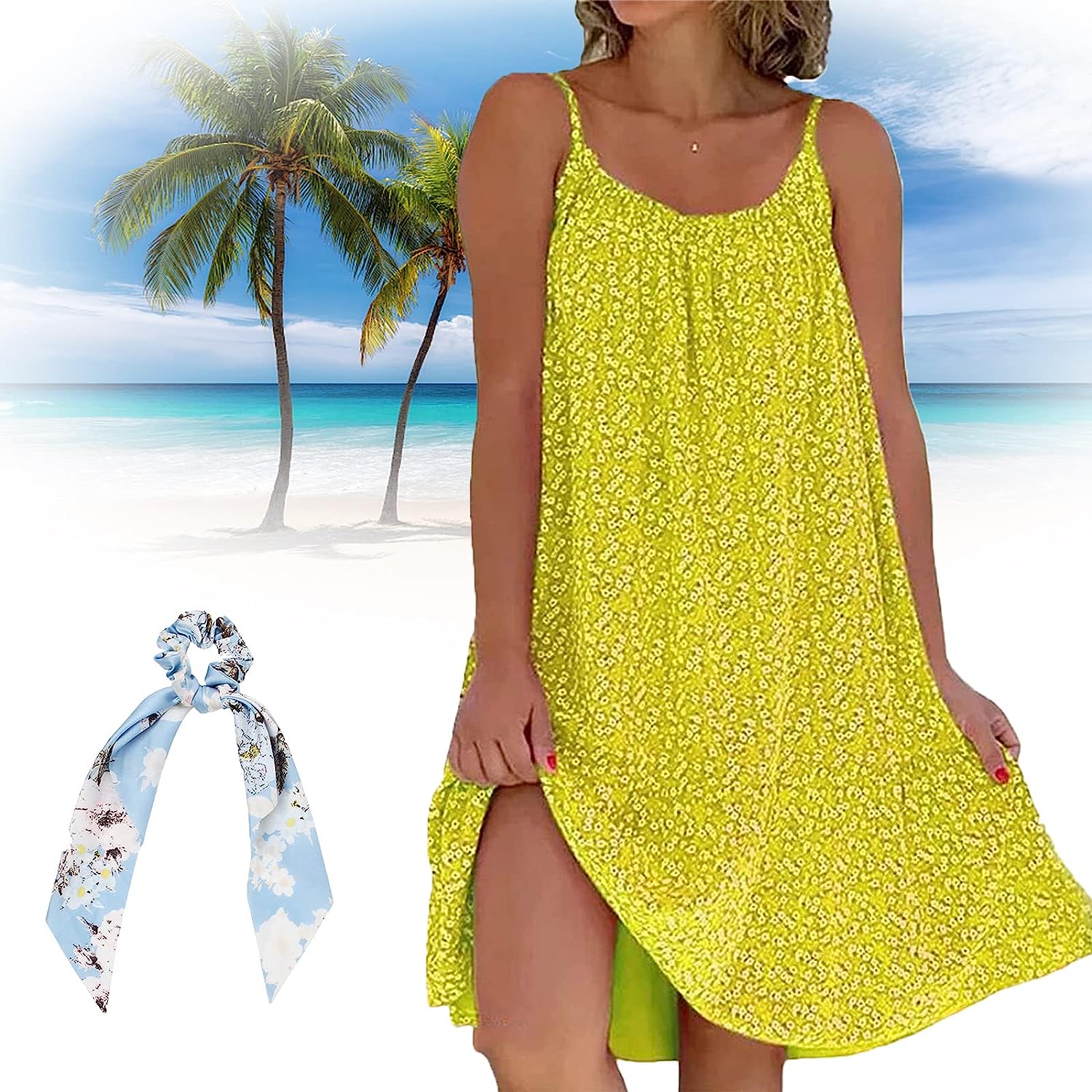 🎁LAST DAY 45% OFF🎁 Floral Printed Camisole Dress