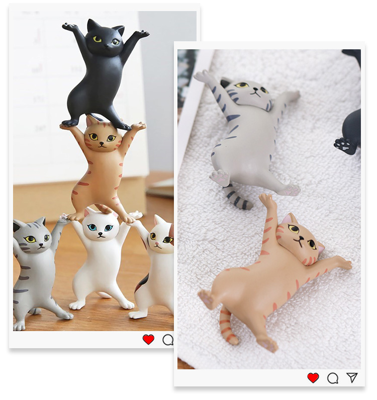 🔥 2021 Popular Toy Ornaments Kitten Stents Cat Penholders Pet Toys Hot sale - Special Event 50% OFF