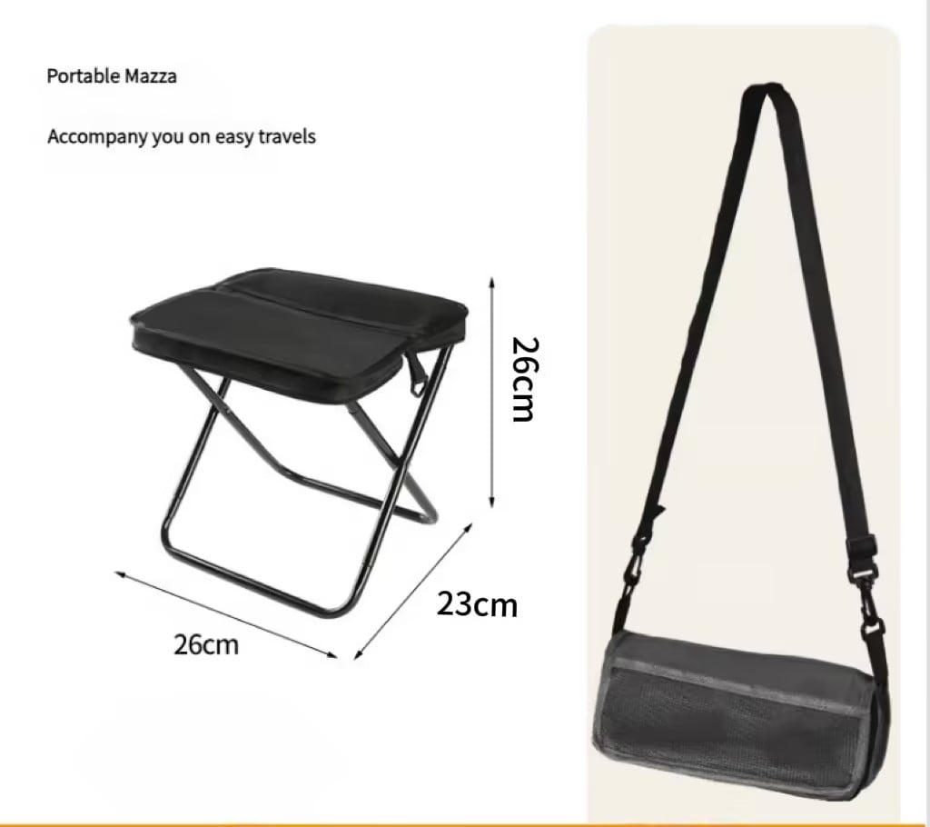 💥LAST DAY SALE 50% OFF💥Foldable Stool with Carrying Bag⚡BUY 2 FREE SHIPPING