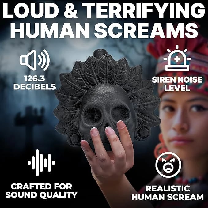 (🔥HOT SALE NOW  60% OFF) -Halloween Aztec Ghost Whistle