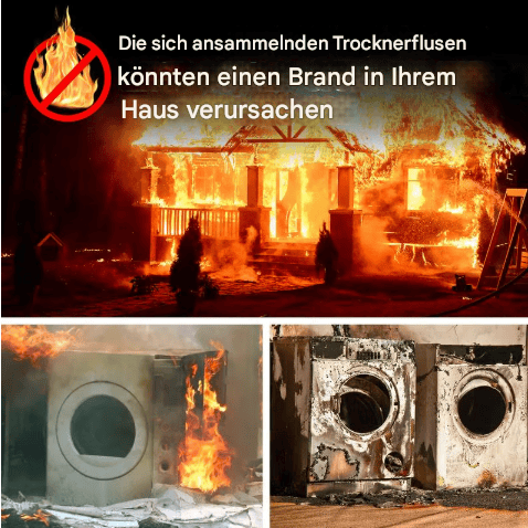 🏆Letzter Tag 49% RABATT🔥Trockner‑Entlüftungs‑Reinigungsset