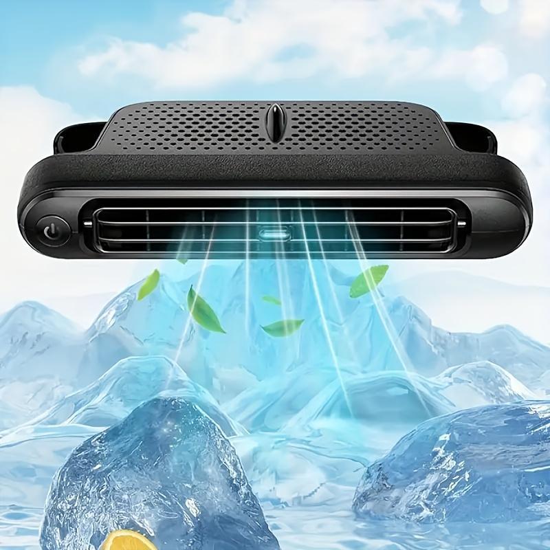 🎁TikTok Last Day Sale - 70% OFF🎉Car Seat Fan USB Plug-in Dual Turbo High Wind Power Car Interior Rear Pillow Car Fan