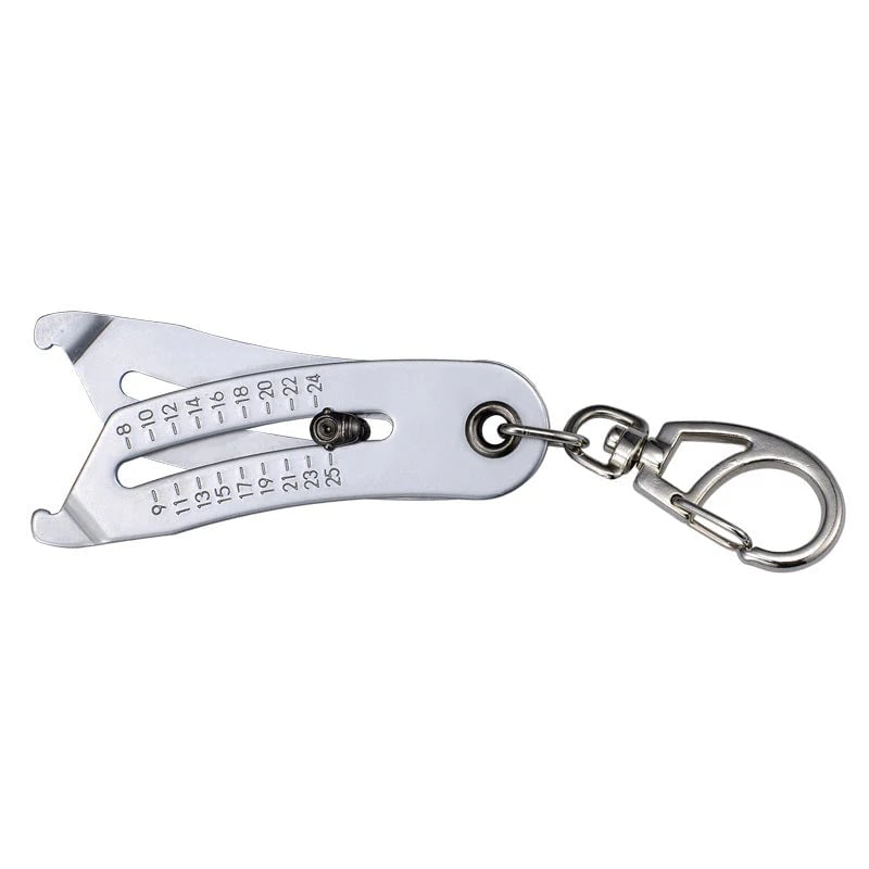 ✨HOT SALE 49% OFF✨Portable Precise Thread Size Checker Keychain