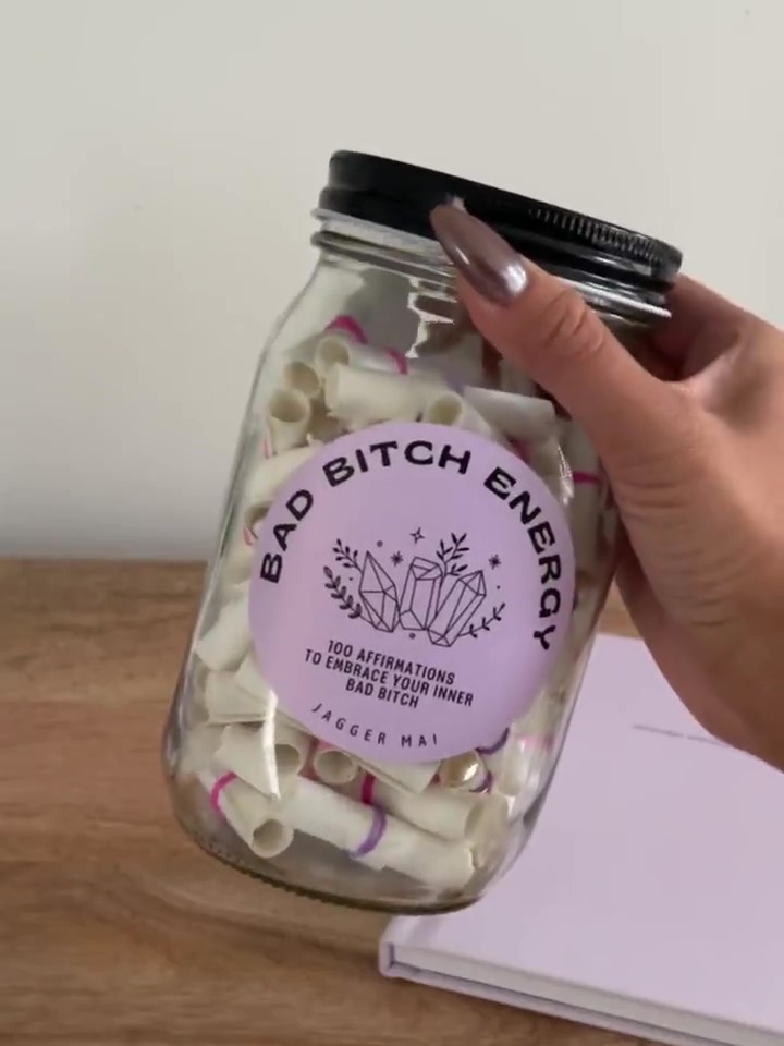 Bad Bitch Energy Affirmation Jar
