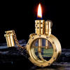 Brass Clear Lighter