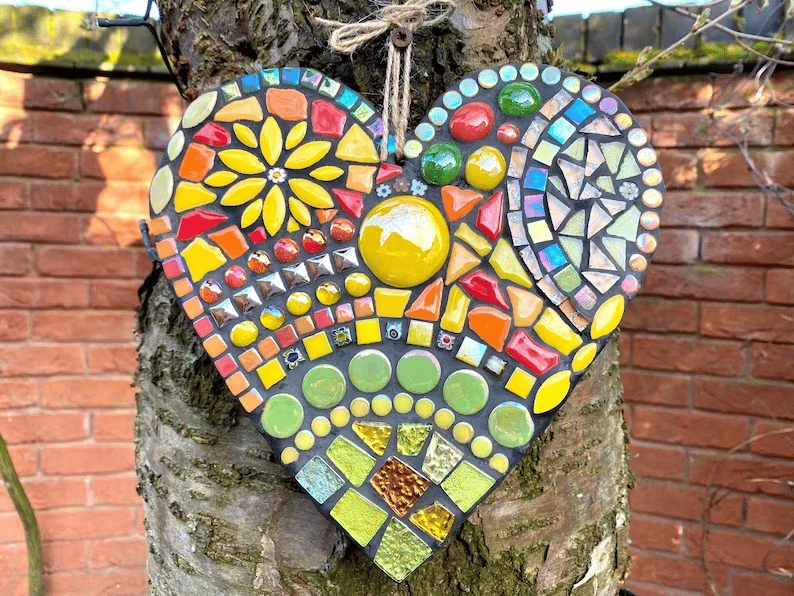 🔥Clearance Sale 49% OFF 💗Seiufetp® Large Garden Mosaic Heart Decoration