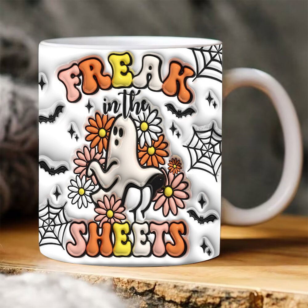 🔥👻2024 Halloween-Handmade 3D Pumpkin and Ghost Coffee Mug