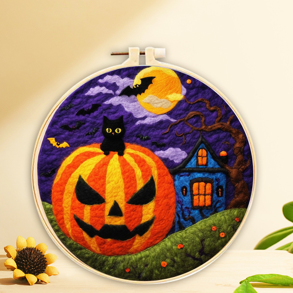 🔥Halloween Sale 49% OFF-Halloween Wool Painting Kit