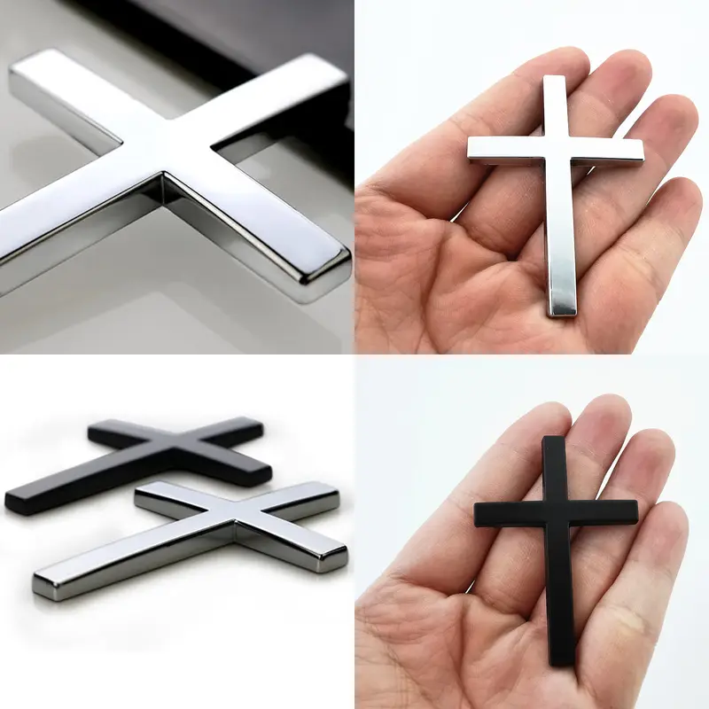 ✝️100% Handmade 3D Cross Metal Sticker(𝐒𝐦𝐢𝐭𝐡 𝐇𝐚𝐧𝐝𝐦𝐚𝐝𝐞®)