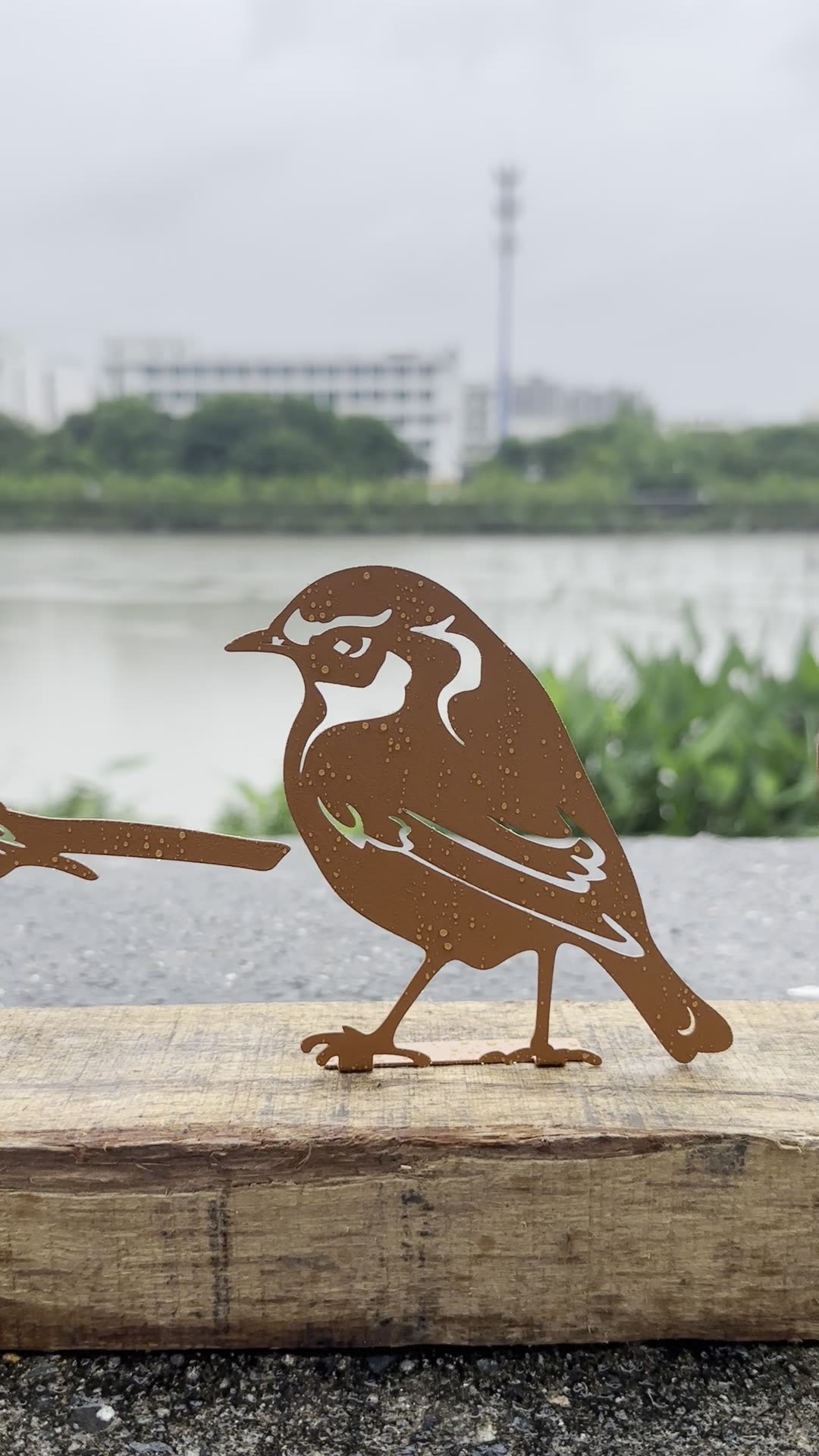 🔥 Independence Day Sale – 50% OFF! 🔥 Rustic Metal Bird Silhouette – Weathered Iron Garden Decor for Outdoor Lawn & Yard Sculpture