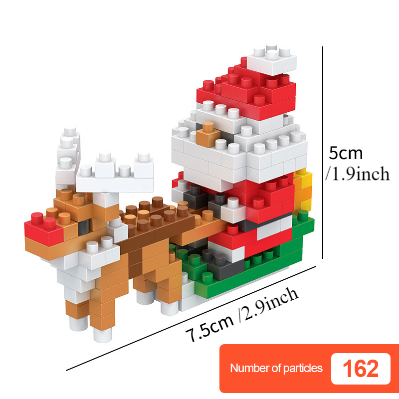 (🎄Christmas Hot Sale - 48% OFF) Creative Building Block Model Christmas Series(BUY MORE SAVE MORE)