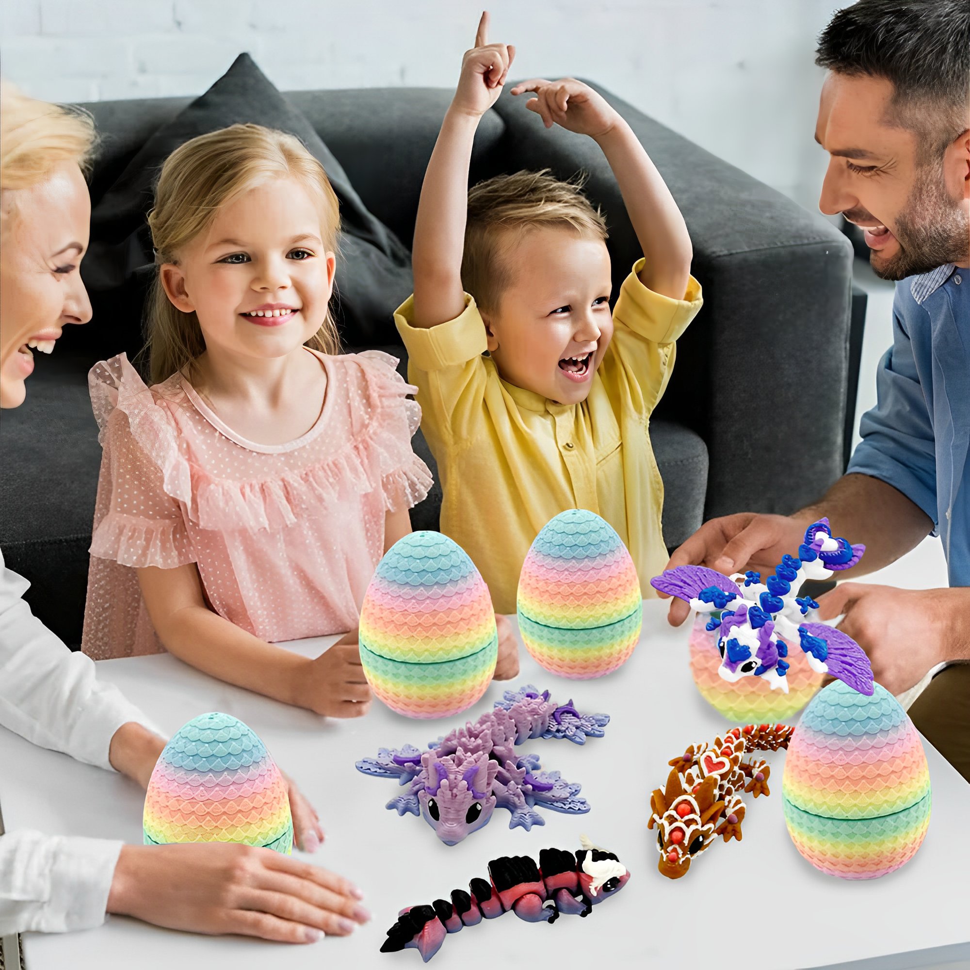 🏆Osterverkauf  - 6-Paket kleine mysteriöse Drachen-Eier