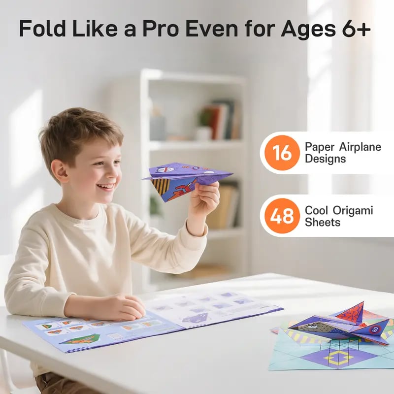 🎁TikTok Last Day Sale - 70% OFF✈️✨DIY Paper Airplane Book