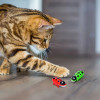 Led Mini Interactive Robot Pet Toy-Escape Obstacle &Automatic Flip