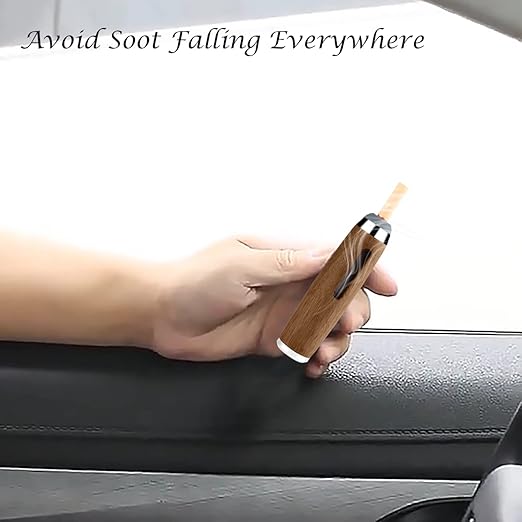 🔥LAST DAY 49% OFF Car Ashtray Portable Handheld Walnut Mini Smokeless Ashtray