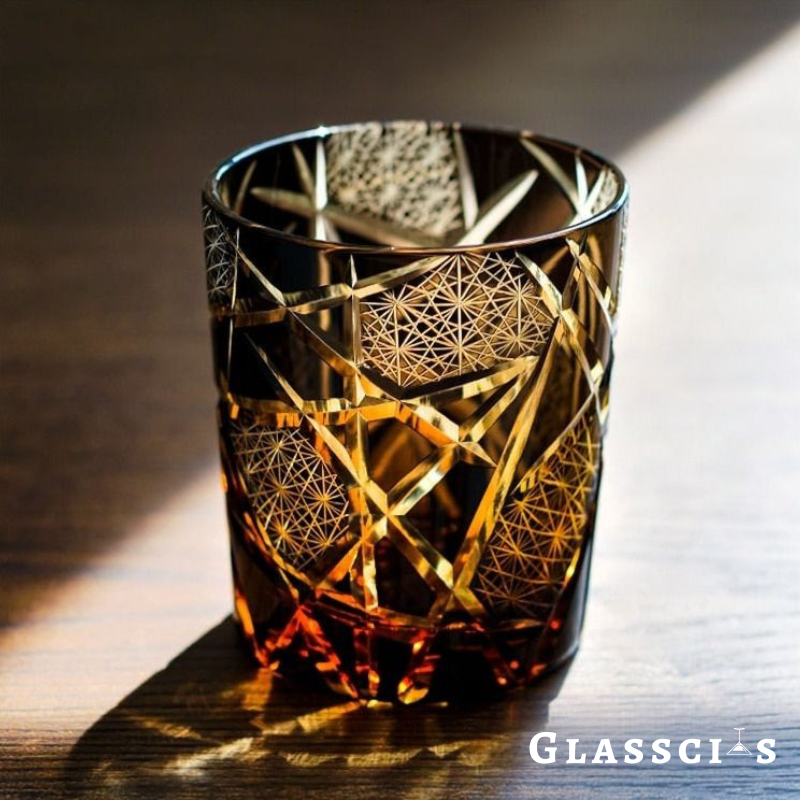 Japanese Royal Edo Kiriko Whiskey Glass