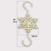🎄TikTok Christmas Sale -70% OFF✨Christmas S-Hooks with Snowflake(20pcs)