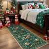 🎅 Early Christmas Sale 🎅🎄 Christmas Deer Santa Long Rug