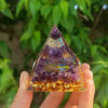 💗Mother's Day Sale 50% OFF💗Om Amethyst & Blue Quartz Pyramid(BUY 2 GET EXTRA 10% OFF&FREE SHIPPING)