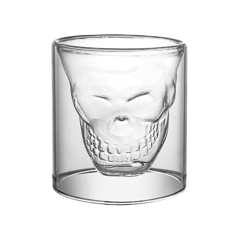 Johnny Inferno Skull Glasses - Set of 4