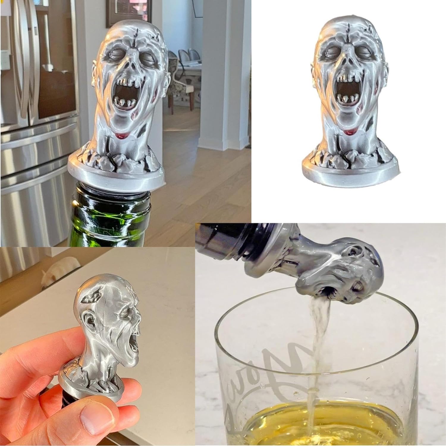 🌲EARLY CHRISTMAS SALE - 50% OFF🎁Stainless Steel Zombie Wine Aerator Pourer