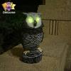 🦉Red Solar Owl with Flashing Eyes