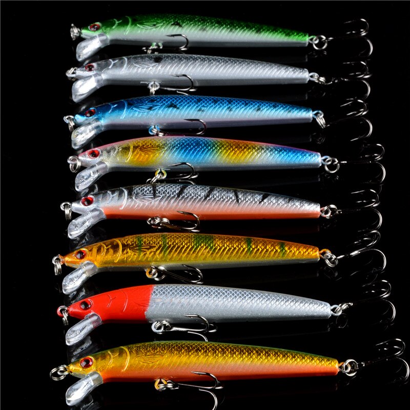 Set Mixed 16pcs/Lot 2 Models Minnows Fishing Lures