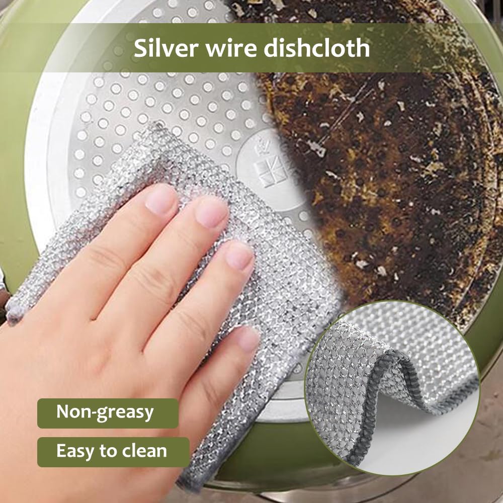 Last Day Sale-Multipurpose Wire Miracle Cleaning Cloths