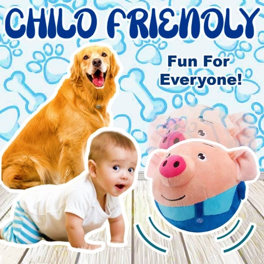 🔥Last Day 50% OFF🔥Bouncing Piggy Interactive Dog Toy