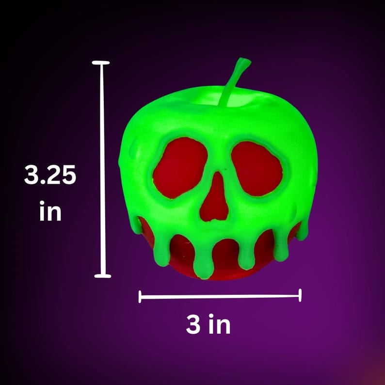 🎁TikTok Last Day Sale - 70% OFF🔥Handcrafted Poison Apple Skull Lamp🍎