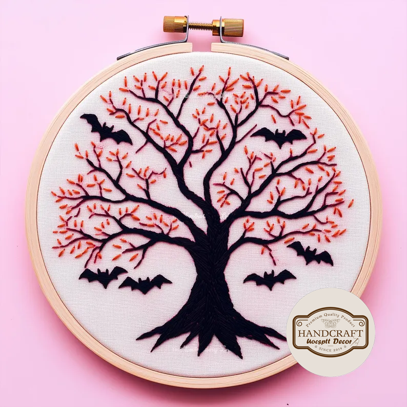 🔥2024 NEW Halloween Embroidery KIT 👉[Allows beginners to easily create perfect projects.]