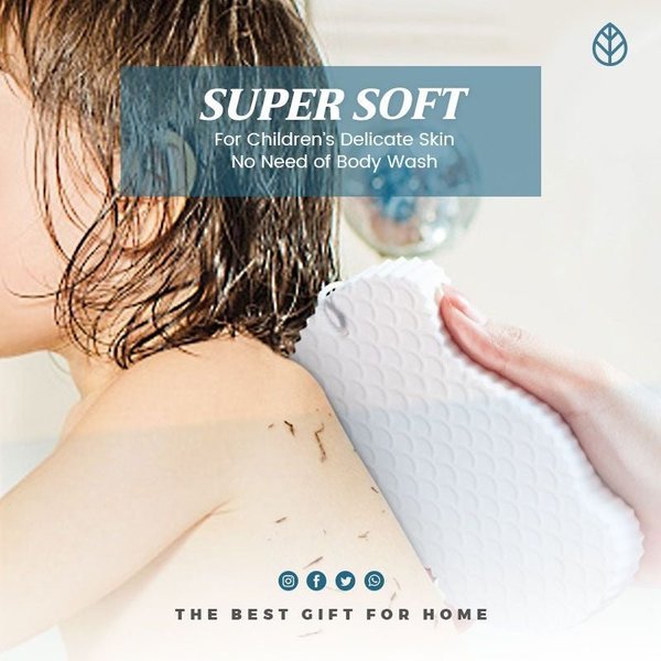 🔥Sunmer Hot Sale - Super Soft Exfoliating Bath Sponge, Buy 2 Get 1 Free