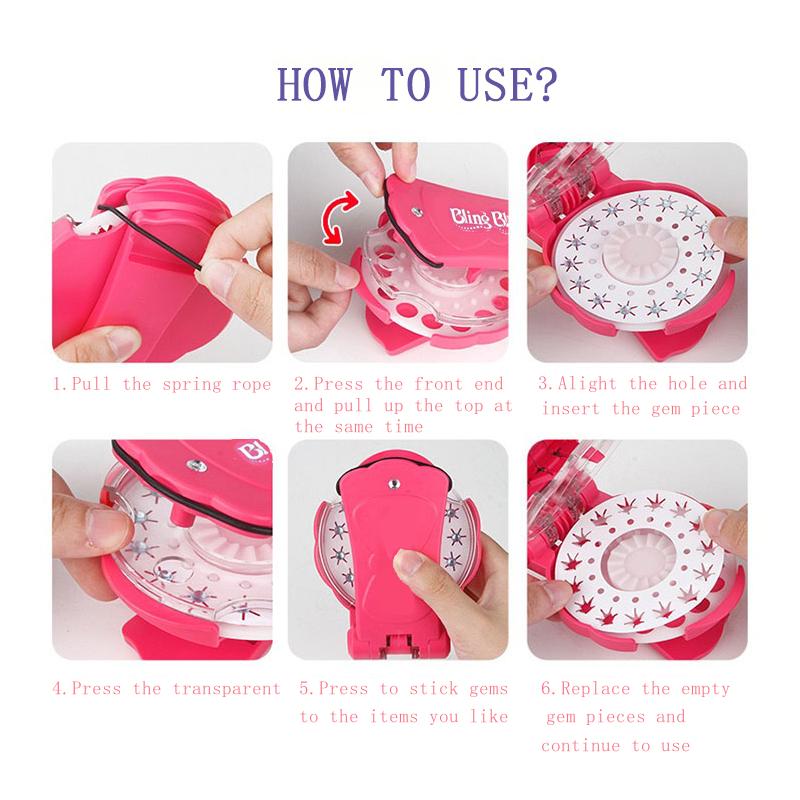 🎁TikTok Last Day Sale - 70% OFF✨Glitter Diamond Styling Tools Hair Gemstone Styling Set